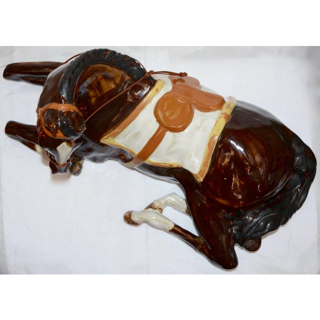 1960s Louisville Stoneware Glazed Horse Figurine For Sale - Image 5 of 9