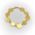 24k Gold Gurhan Lush Collection Hand-Hammered Disc Bracelet For Sale - Image 4 of 11