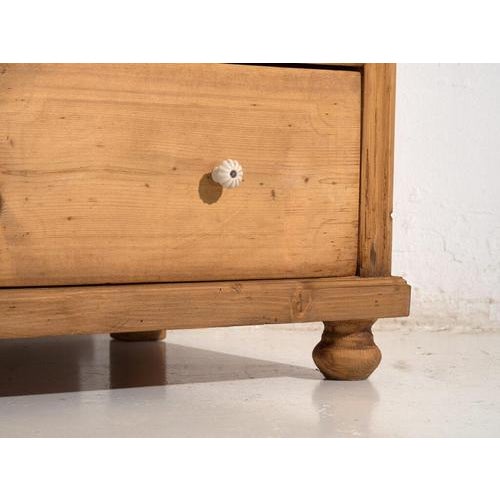 Antique Wooden Chest of Drawers, 1900s For Sale - Image 3 of 12