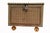 1920s Vintage Indian Dowry Chest on Wheels, 1920s For Sale - Image 5 of 18