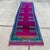 Magenta Vintage Hot Pink and Teal Color Kurdish Tribal Runner Rug For Sale - Image 8 of 8