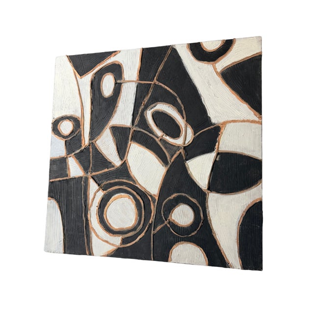 Large Contemporary Abstract Mixed-Media Painting, Bryan Boomershine For Sale - Image 4 of 10