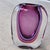 Murano Sommerso Art Glass Vase Hand Blown 7.5in Purple Blue Italian Murano For Sale - Image 4 of 8