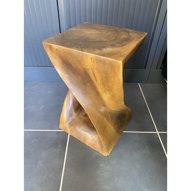 N1 Stool in Raw Walnut Wood, 1970 For Sale - Image 13 of 17
