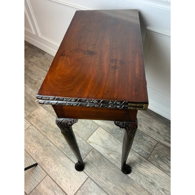 Georgian Mahogany Card Table For Sale - Image 12 of 12