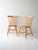 Pair of vintage chairs model Pinstolar, Scandinavian mid-century design with rounded slats and solid wood seat. Pair of...