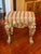 Transitional Mid 19th Century Ottoman in Tasseled Upon Gold For Sale - Image 3 of 8