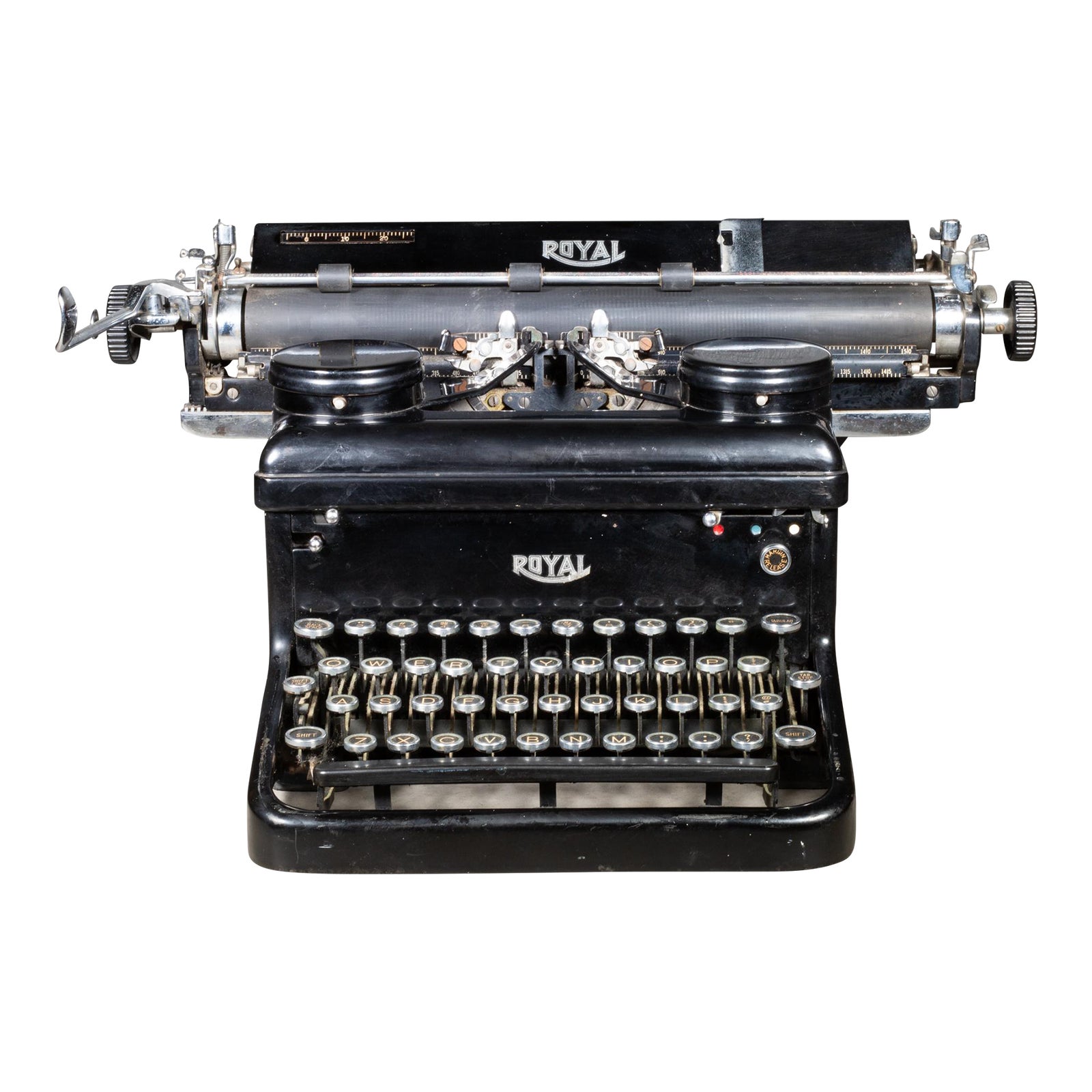 Antique Royal Standard Typewriter With Ribbon Covers c.1938 | Chairish