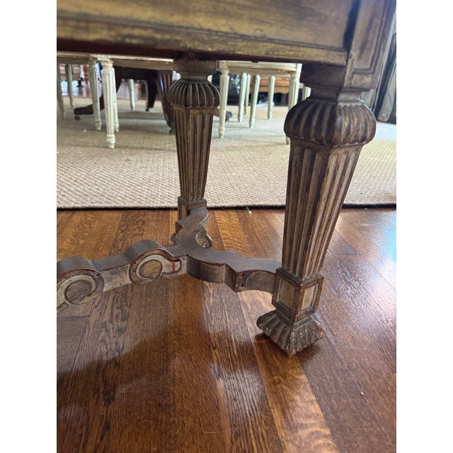 Taupe Chinoiserie Églomisé Coffee Table For Sale - Image 8 of 8