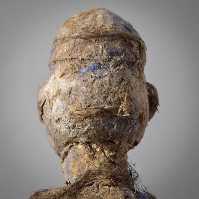 Early 20th Century Igbo Standing Fetish Figure with Attached Ball Nigeria For Sale - Image 12 of 15