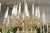 1950s 24-Light Crystal & Brushed Brass Chandelier in Manner of Sciolari For Sale - Image 13 of 14
