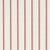 Schumacher Tyla Stripe Wallcovering In Terracotta For Sale