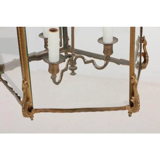 Metal 20th Century French Gilt Bronze Hall Light For Sale - Image 7 of 9