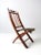Wood Antique Victorian Folding Camp Chair For Sale - Image 7 of 12