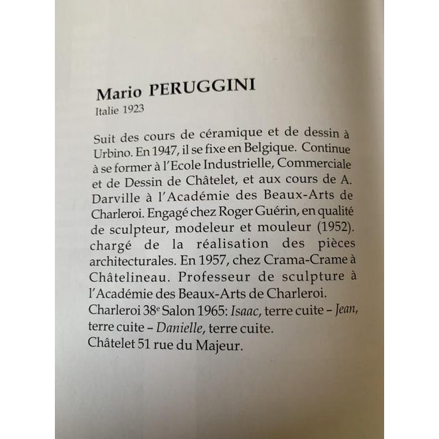 Terracotta Horse Animal Sculpture by Mario Peruggini, 1960s For Sale - Image 14 of 15