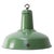Vintage Industrial French Pendant Light in Green Enamel For Sale - Image 5 of 5