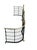Black Vintage Brass Fireplace Fender – Federal Regency Serpentine Hearth Guard With Lion’s Paw Feet & Wire Lattice For Sale - Image 8 of 13