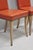 Vintage French Art Deco Gio Ponti Style High Back Pickled Wash Side Chair - Pair For Sale - Image 9 of 18