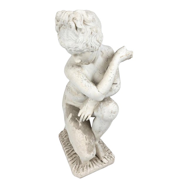 Mid 20th Century Classical Carved Sculpture of the "Crouching Venus" For Sale
