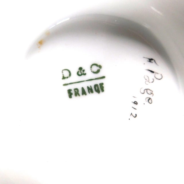 Ceramic Late 18th Century Deliniers and Cie Limoges Signed Chocolate Pot For Sale - Image 7 of 7