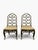 2000 - 2009 Pair of Century Furniture Black & Gold Chinoiserie Side Chairs For Sale - Image 5 of 18