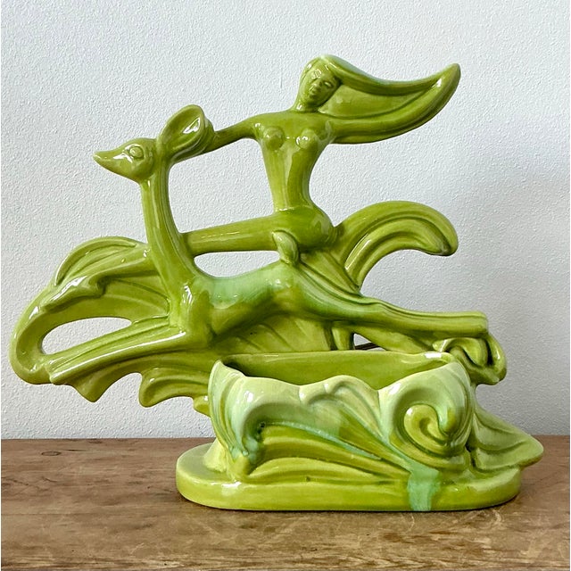 Vintage MCM Royal Haeger Glazed Ceramic Lamp For Sale In West Palm - Image 6 of 12