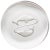 Val Saint Lambert France Engraved Glass Disc Pisces Paperweight For Sale - Image 9 of 9