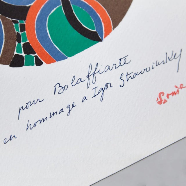 Geometric Abstraction Photolithography by Sonia Delaunay, 1979 For Sale - Image 4 of 10