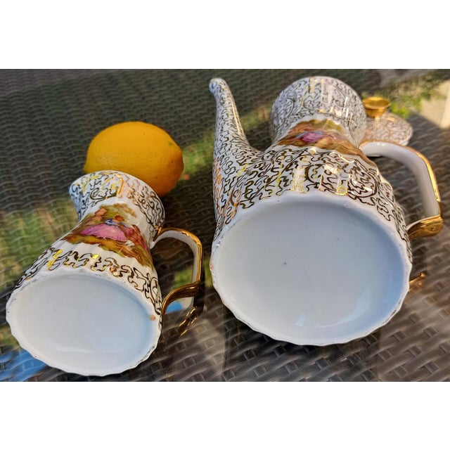 Vintage Teapot and Fragonard Jug, 1930 For Sale - Image 9 of 18
