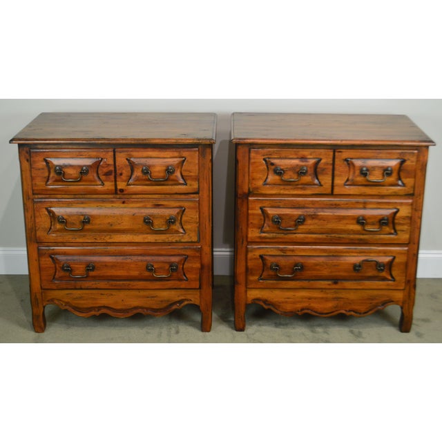 Habersham Plantation Distressed Pine French Country Style Chests