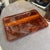 1970s Set of Two Mid-Century Modern Faux Tortoiseshell Lucite Trays by Guzzini For Sale - Image 11 of 13