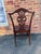 Antique Chippendale Style Mahogany Leather Seat Dining Side Chairs For Sale - Image 15 of 17