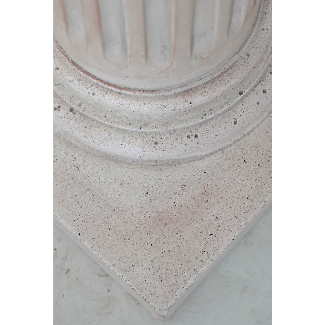 1970s Vintage Faux Marble Column Pedestal For Sale - Image 5 of 11