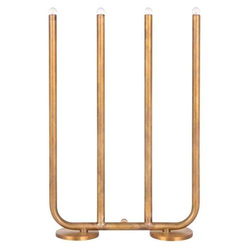 Metal Brass December Snö Table Lamp by Sabina Grubbeson for Konsthantverk For Sale - Image 7 of 7