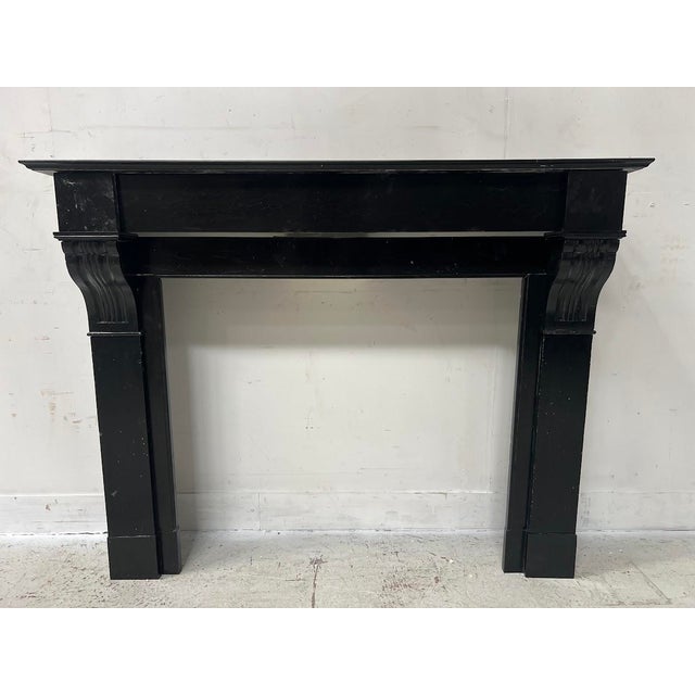 Napoleon III Fireplace with Black Marble Corbel, 1800s For Sale - Image 14 of 15