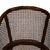 Wood Pair Vintage Faux Bamboo Cane Barrel Chairs Hollywood Regency For Sale - Image 7 of 18