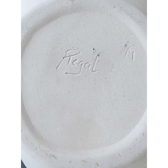 Spanish Cubist Ceramic Table Lamp in the style of Picasso by Alfonso Otero Regal, 1970s For Sale - Image 10 of 11