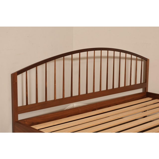 Chilton Burnett Spindle Walnut King Bed For Sale - Image 4 of 16