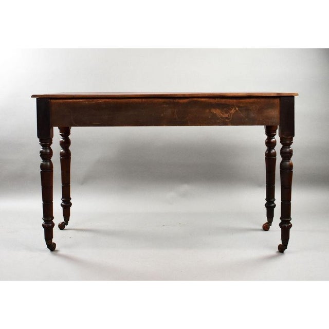 Edwardian Mahogany Writing Table, 1910 For Sale - Image 6 of 9