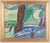 Erik Hoppe (1896–1968), a well-known Danish artist. Parti fra Søndermarken. Oil on canvas. Ca. 1930s. A poetic modernist...