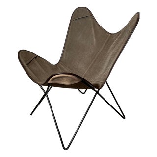 Butterfly Chair in Grey For Sale