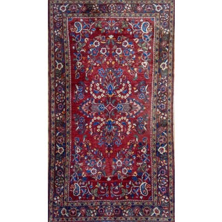 Middle Eastern Hand-Knotted Hamedan Malayer Rug For Sale