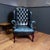 Chesterfield Barrelback Blue Club Chair, 1970s For Sale - Image 11 of 18