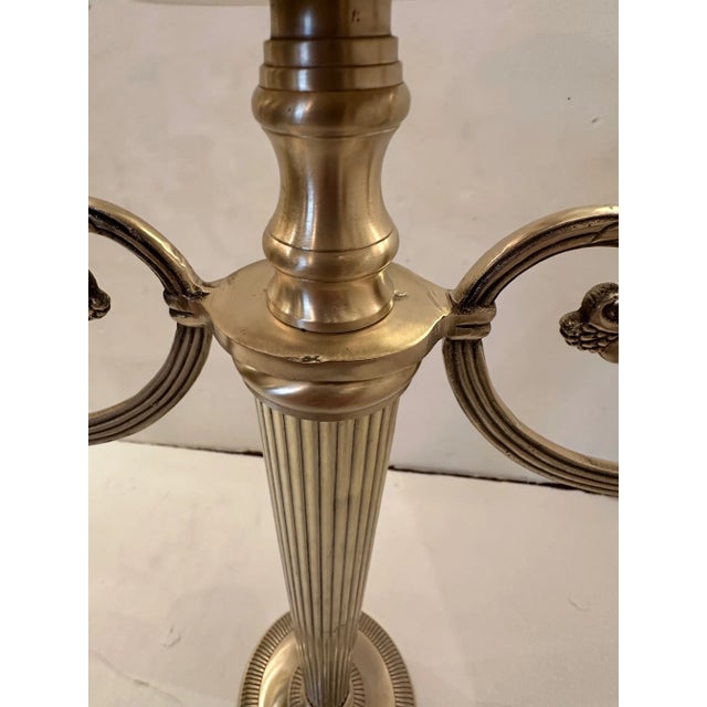Monumental Nickel Candleabras -A Pair For Sale In Philadelphia - Image 6 of 10
