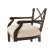 French Provincial French Provincial Brown Armchair (Set of 2) For Sale - Image 3 of 6