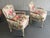 Late 20th Century Louis XVI Style Floral Chintz Upholstered Century Furniture Chairs - A Set of 2 For Sale - Image 5 of 11