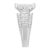 Early 21st Century 14K White Gold 2.0 Cttw Mixed-Cut Diamond Rectangle Invisible-Set Composite Cluster Ring with Band - Size 5 For Sale - Image 5 of 7