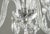 Restored Traditional Clear Crystal Five Arm Chandelier For Sale - Image 6 of 10