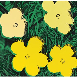 Flower Prints Andy Warhol - Set of 6 - Framed For Sale