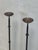 Vintage Brutalist Iron Floor Candleholders, Set of 2 For Sale - Image 9 of 10